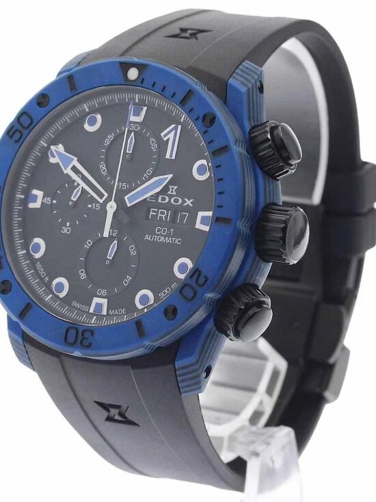 EDOX Chrono Offshore 1 Carbon 01125-CLNBUN-NINBU Automatic Men\'s Watch_953626 main image 6